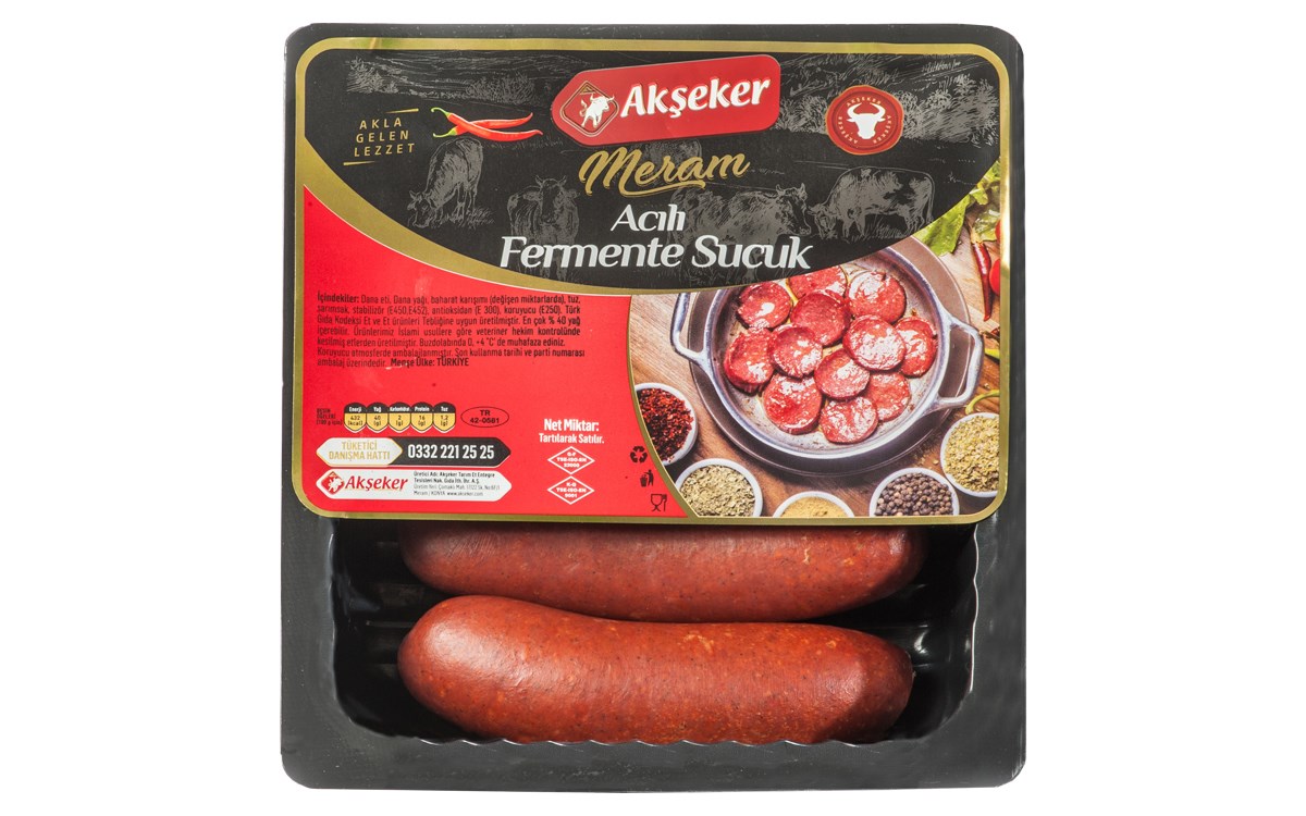 Akşeker Meram Fermented Hot Finger Soudjouk